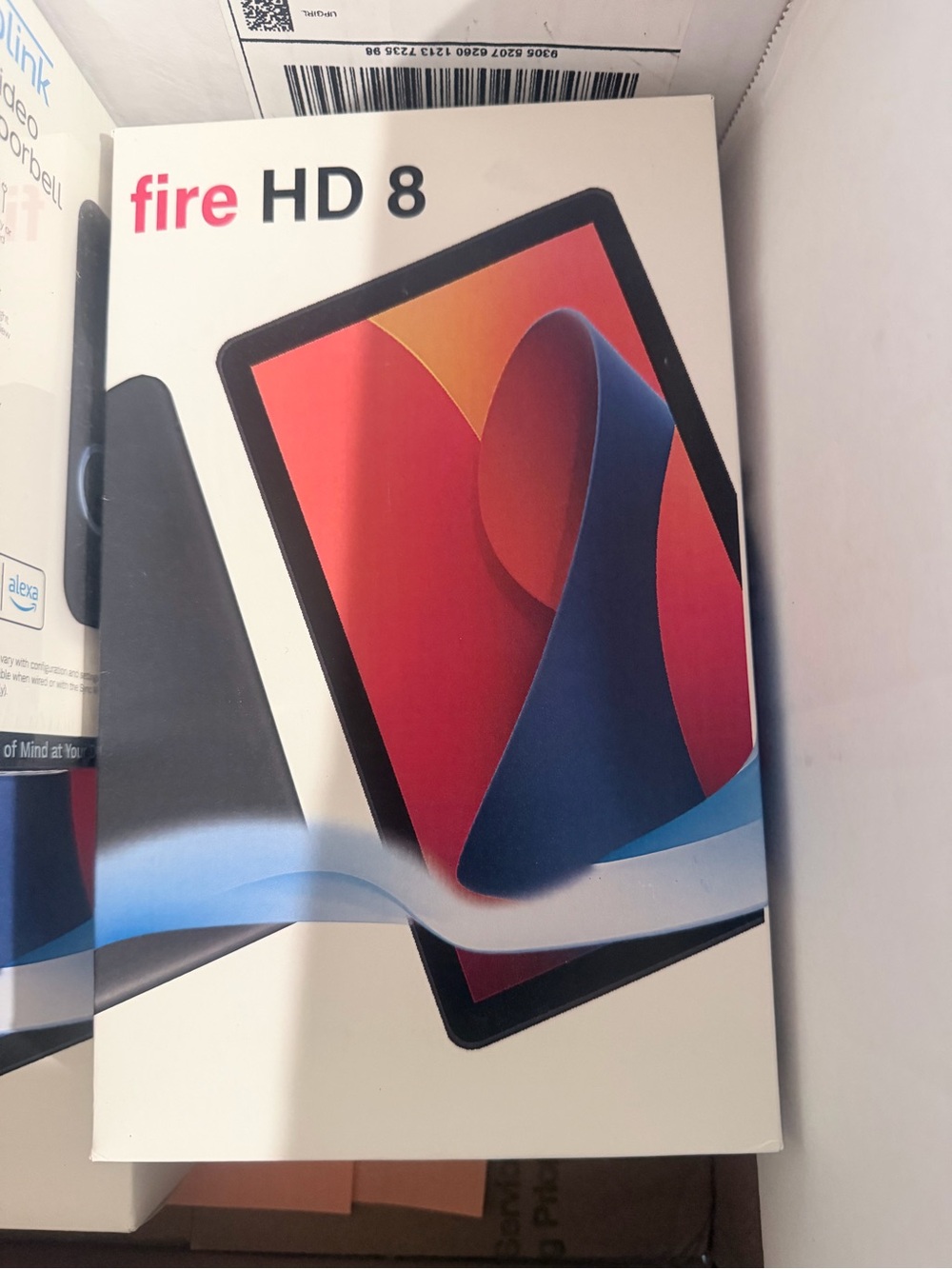 Used HD Amazon Fire Tablet 8. Works great. Some wear.